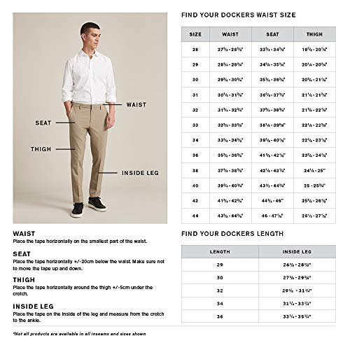 Dockers Modern Straight Smart 360 Flex Ultimate Chino Pantalones de Tiempo Libre, Pembroke, 31W x 32L para Hombre