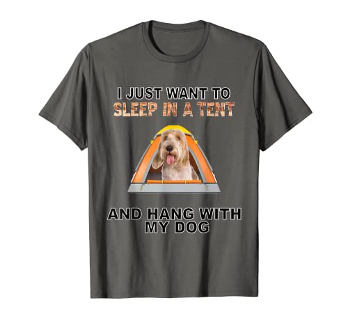 Dormir en una tienda de campaña y colgar W Petits Bassets Griffons Vendeen Camiseta