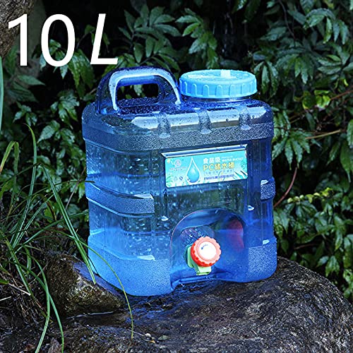 Duanguoyan Contenedor De Agua Cubo De Agua Portátil Lavado De Autos Tanque De Casero Inicio Emergencia Bebida Almacenamiento Caldera Camping Senderismo Viaje Al Aire Libre Botella De Agua(Size:10L)