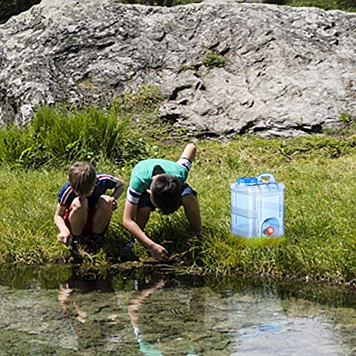 Duanguoyan Contenedor De Agua Cubo De Agua Portátil Lavado De Autos Tanque De Casero Inicio Emergencia Bebida Almacenamiento Caldera Camping Senderismo Viaje Al Aire Libre Botella De Agua(Size:10L)