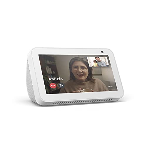 Echo Show 5 (1.ª generación, modelo de 2019) | Pantalla inteligente con Alexa | Mantén el contacto con la ayuda de Alexa | Blanco