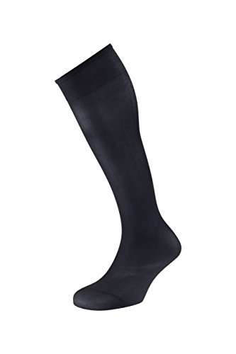 EJECUTIVO Calcetines Largos Tupidos, con grosor especial 70 deniers para meses más frescos. Pack de 6 pares. Talla Unica. Color NEGRO