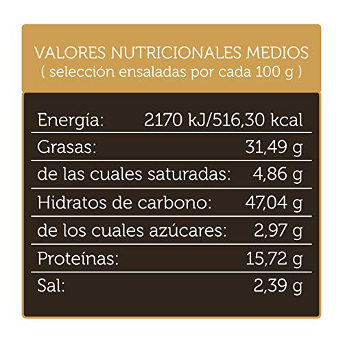 El Nogal Frutos Secos Cóctel de Frutos Secos Sabor Tex-Mex Bolsa, 125 G