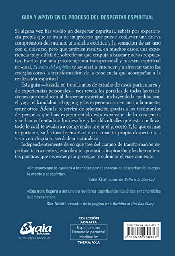 El salto del espíritu. Procesos y crisis del despertar espiritual (Advaita)