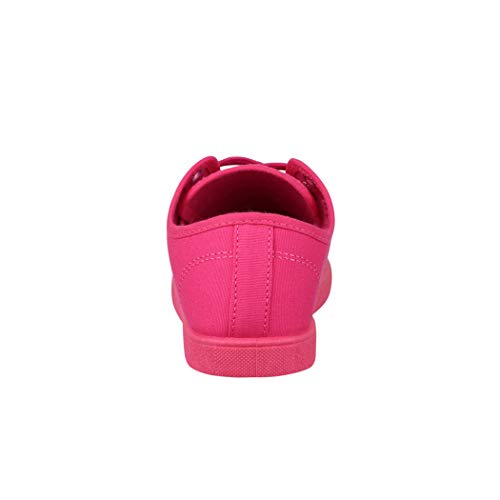 Elara Zapatilla de Deporte Unisex Low Top Textil Chunkyrayan Fucsia CL33319 Fuchsia-37