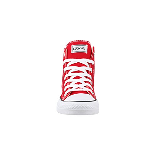 Elara Zapatilla de Deporte Unisex Sneaker High Top Chunkyrayan Rojo BE-CA014/CB019 Red-42