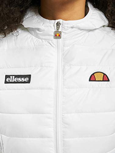 Ellesse Lompard Padded Jacket Chaqueta, Mujer, White, XL