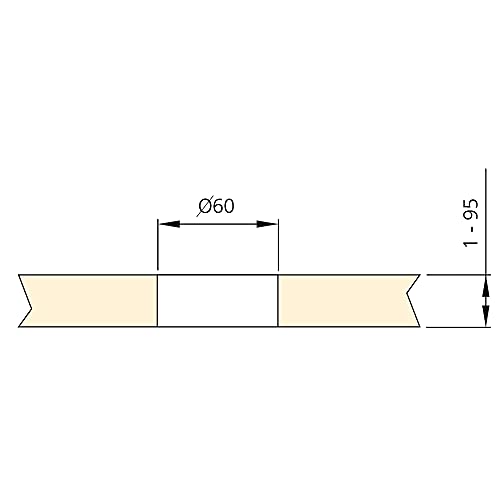 Emuca - Regleta multienchufe retráctil con 3 enchufes schuko EU y 2 Puertos USB, Torre de enchufes Vertical empotrable para encimera de Cocina o Escritorio