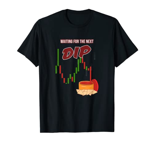 Esperando por stock crash invirtiendo stock meme Comprar el Dip Camiseta