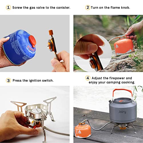 Estufa de Gas 3500W Plegable Mini Estufa de Gas con Encendido piezoeléctrico, Estufa de Gas Resistente al Viento, Quemador de Cocina para Exteriores, Senderismo, Camping, Senderismo Trekking