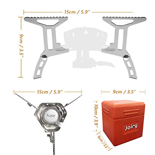 Estufa de Gas 3500W Plegable Mini Estufa de Gas con Encendido piezoeléctrico, Estufa de Gas Resistente al Viento, Quemador de Cocina para Exteriores, Senderismo, Camping, Senderismo Trekking