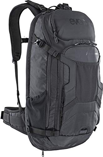 EVOC Sports FR Trail E-Ride Protector Backpacks, Color Negro, tamaño Talla Media/Grande