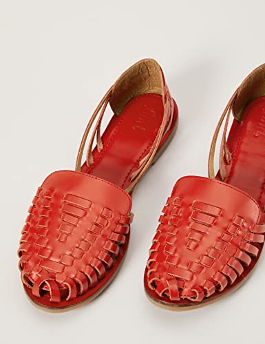 find. Hurrache Sandalias con Punta Cerrada, Rot (Orange Red), 38 EU