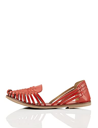 find. Hurrache Sandalias con Punta Cerrada, Rot (Orange Red), 38 EU