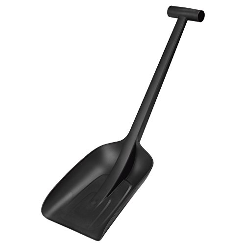 Fiskars Solid Pala de nieve para el coche, Longitud: 63 cm, Material sintético reforzado con fibra de vidrio, Negro, 1019353