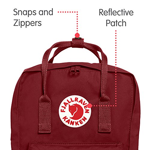 Fjällräven 27171 2018 - Mochila tipo casual para portátil de hasta 13", 13 Litros, Rojo, 23 x 16 x 35 cm