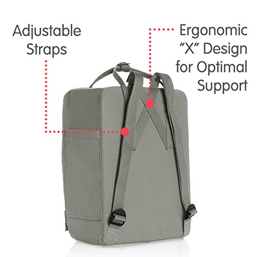 Fjällräven F23510, Mochilla Unisex, Gris (Grey Fog), 16 L (13 x 27 x 38 cm)