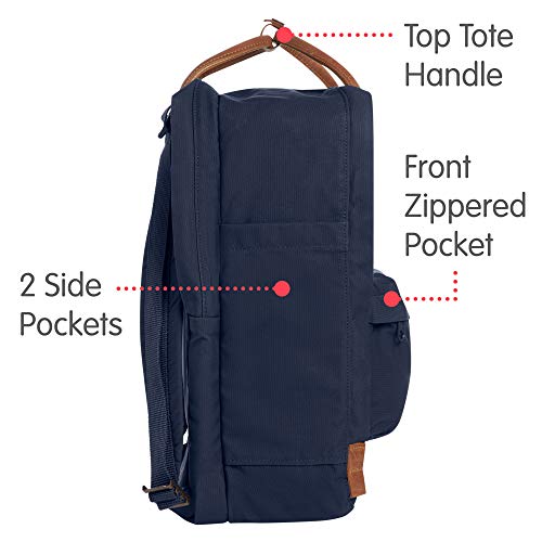 Fjällräven Kånken No 2 Laptop 15, Mochila Unisex, Azul (Navy), Talla única