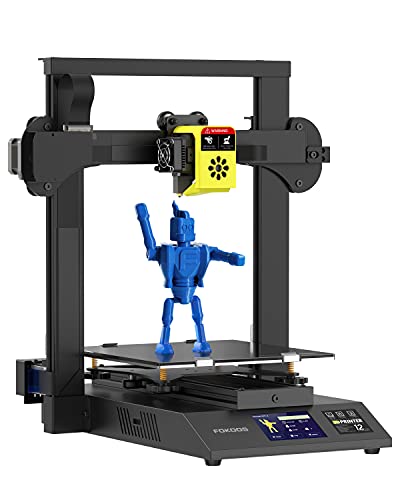 Fokoos Impresora 3D Odin-5 F3 Plegable 99% Premontada Funciona con TPU/PLA/PETG Accionamiento Directo 0.1mm Alta Precisión Doble Eje Z Pantalla Táctil Código Abierto 235x235x250mm