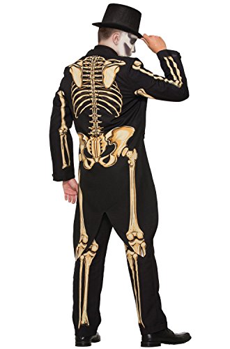 Forum Novelties AC78253 - Disfraz formal de esqueleto, para hombre, color negro y dorado