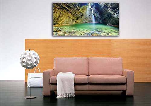 Foto Atelier Dirk Haas Premium Pared Imágenes XXL – Natural imágenes – Paisaje – Eslovenia – de – Agua Caso – Slap Kozjak, póster, 150 cm x 75 cm