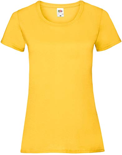 Fruit of the Loom Ss079m, Camiseta Hombre, Amarillo (Sunflower Yellow), X-Large