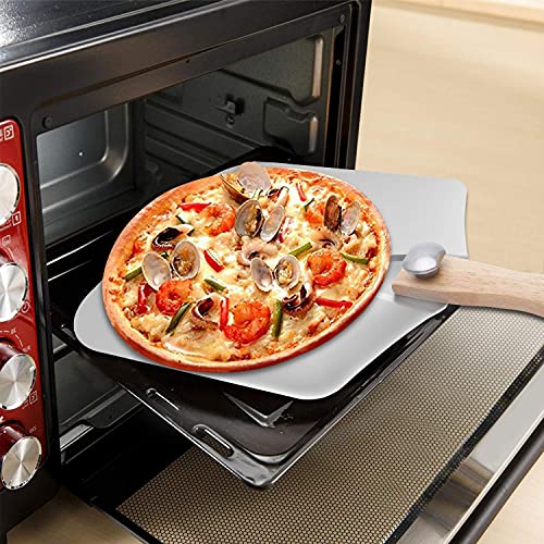 G.a HOMEFAVOR Pala para Pizzas Fabricada en Aluminio, Ideal para Hornear Pan de Pizza casero