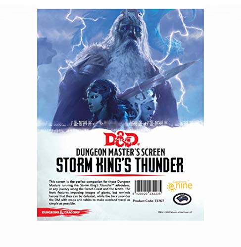 Gale Force Nine GF973707 Juego de Tablero DundD Storm Kings Thunder DM Screen