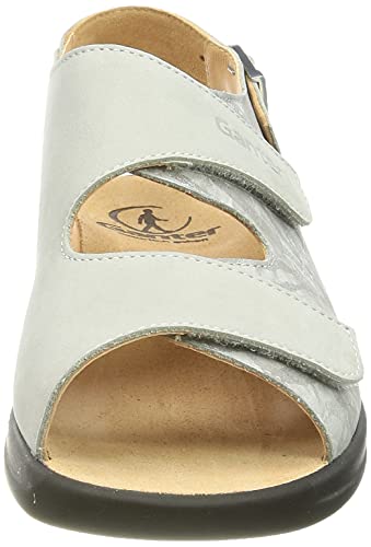 Ganter Monica-G, Zweiklett-Sandale, Sandalia Mujer, Lightgrey, 43 EU