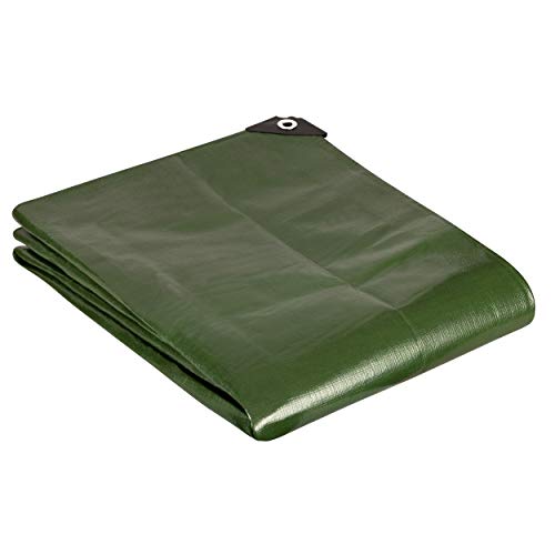 GardenMate 3 m x 4 m 200 g/m2 Lona de protección Premium verde | Funda protectora | Lona impermeable