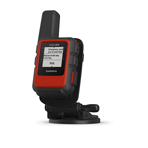 Garmin inReach Mini Marine Bundle, Ligero y Compacto comunicador de satélite de Mano con Soporte de Rosca