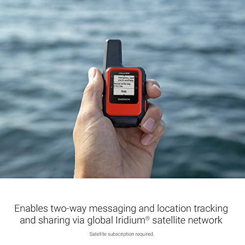 Garmin inReach Mini Marine Bundle, Ligero y Compacto comunicador de satélite de Mano con Soporte de Rosca