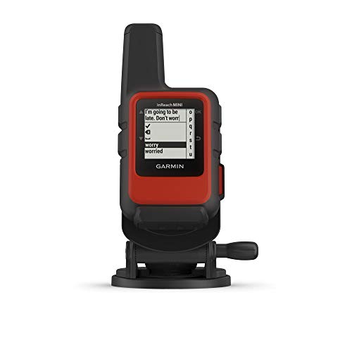 Garmin inReach Mini Marine Bundle, Ligero y Compacto comunicador de satélite de Mano con Soporte de Rosca