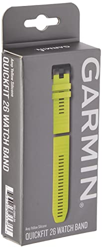 Garmin QuickFit 26 Bandas de reloj - Amperio de silicona amarilla