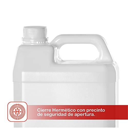 Garrafas bidon de plastico de 5 litros homologado ADR boca ancha ideal para agua gasolina y químicos también como deposito para aire acondicionado / camping / furgoneta camper (1)