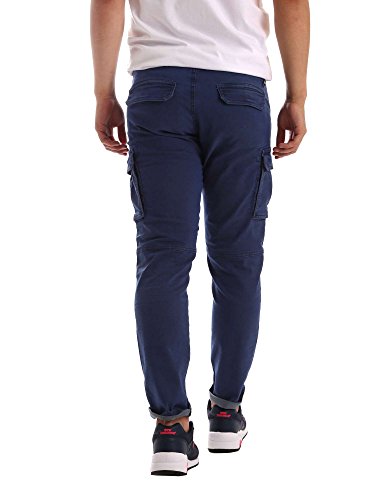 Gas Bob Gym B Pantalones de compresin, Blue Tint, (Tallas De Fabricante:XXL) para Hombre