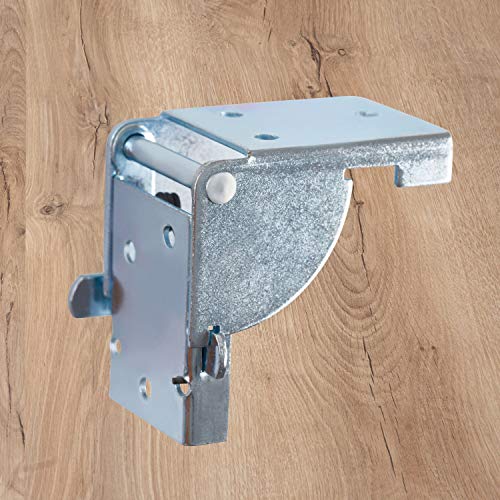 GedoTec Bisagra de solapa Consola plegable tapa tabla para Patas mesa y Bancos Galvanizado con acero pies la 38 x 38 mm Calidad marca su Sala estar, 1 Paar