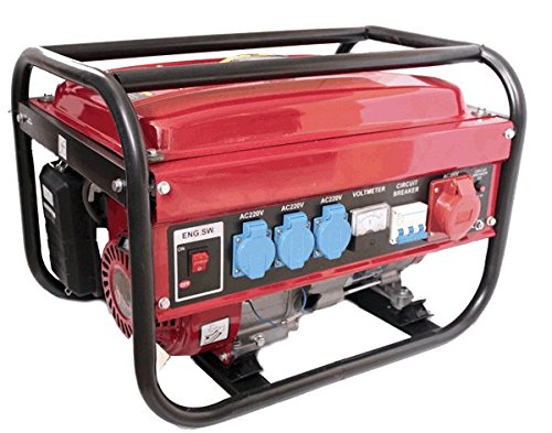 Generador electrico gasolina 230/380V 5500w trifasico monofasico x3 deposito 15L