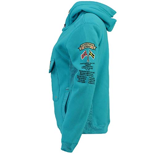 Geographical Norway - Sudadera DE Mujer GYMCLASS Azul Cielo XL