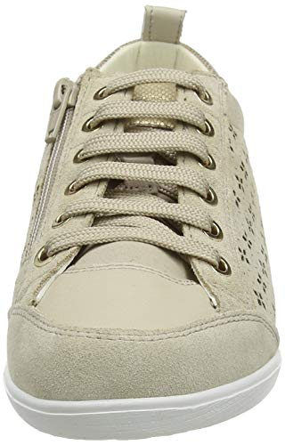 Geox D Myria D, Zapatillas Mujer, Beige (Lt Taupe C6738), 42 EU