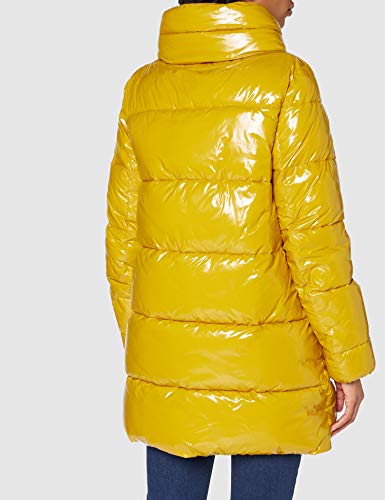 Geox W EMALISE Coat Chaqueta Acolchada, Color Amarillo, 42 para Mujer