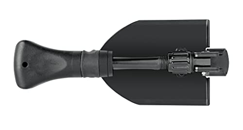 Gerber Pala plegable, Longitud (desplegada) 41.9 cm, Gorge Folding Shovel, Negro, 22-41578