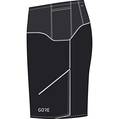 GORE WEAR R7 Pantalón de running para hombre, S, Negro