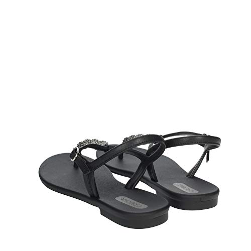 Grendha CACAU Sandal Fem, Sandalia Mujer, Negro, 38 EU