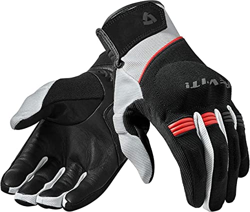 Guantes REVIT Hombre MOSCÚ Negro Rojo TAMAÑO L