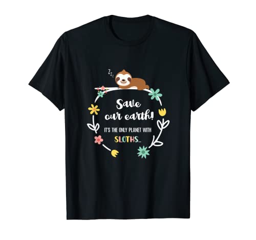 Guardar perezoso de dos dedos y lindos mamíferos perezosos de tres dedos Regalo Camiseta