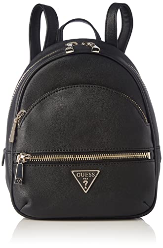 Guess Manhattan Backpack, Mochila para Mujer, Negro, Talla única