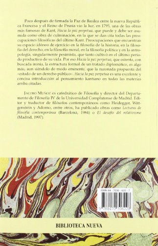 Hacia La Paz Perpetua: Un esbozo filosófico (Clásicos del pensamiento)