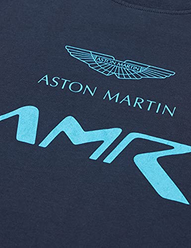 Hackett London AMR Big Logo LS T Y Camisa, Azul Marino, 10 Años para Niños