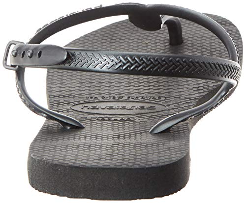 Havaianas Twist, Sandalias, para Mujer, Negro, 41/42 EU